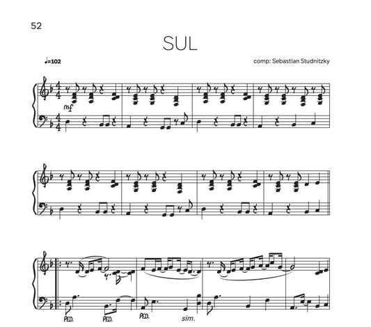 Music Sheet SUL for piano
