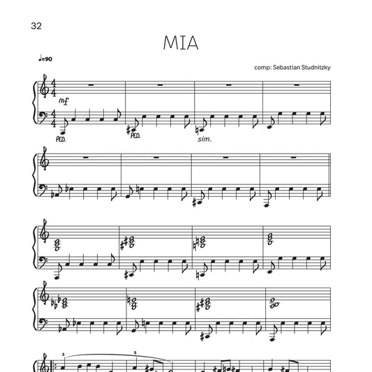 Music Sheet MIA for piano